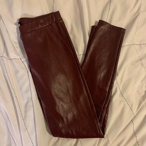 Aritzia Faux leather legging